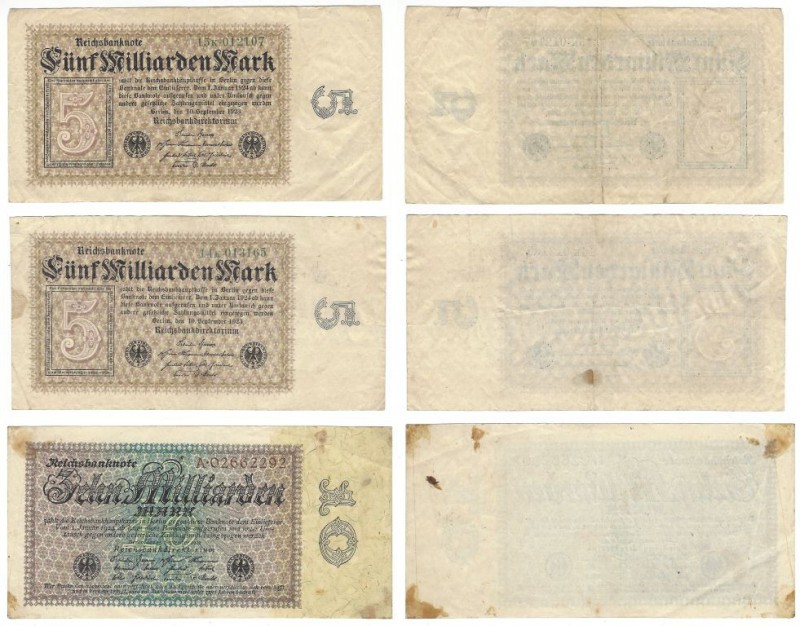 Banknoten, Deutschland / Germany, Lots und Sammlungen. Geldscheine der Inflation...