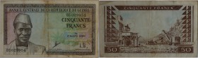Banknoten, Guinea. 50 Francs 1960. Pick 012. III