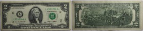 Banknoten, USA / Vereinigte Staaten von Amerika, Federal Reserve Bank Notes. 2 Dollar 2009. I