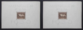Briefmarken / Postmarken, Deutschland / Germany, Deutsches Reich. Galopprennen München-Riem 1936. Block 4 **