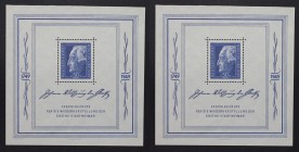 Briefmarken / Postmarken, Deutschland / Germany. Sowjetische Zone. Goethe Festwochen. 50 Pfennig 1949. Block 6 **