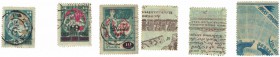 Briefmarken / Postmarken, Lettland / Latvia. Allegorie. Lot von 3 stück 1919-20. ʘ