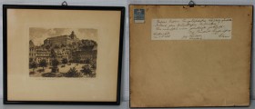 Kunst und Antiquitäten / Art and antiques. Gemälde. Aquarell. (3.8.1935). 26.5 x 22.8 cm. Im Rahmen. Mit Unterschrift