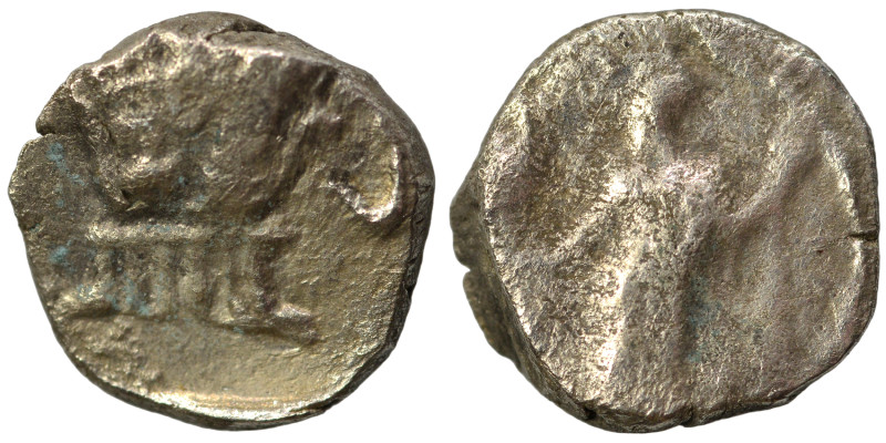 SAMARIA. 'Middle Levantine' Series. Circa 375-333 BC. Obol (silver, 0.74 g, 9 mm...