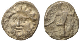 SAMARIA. 'Middle Levantine' Series. Circa 375-333 BC. Obol (silver, 0.74 g, 9 mm). Three-quarter facing head of Herakles, head turned slightly left. R...
