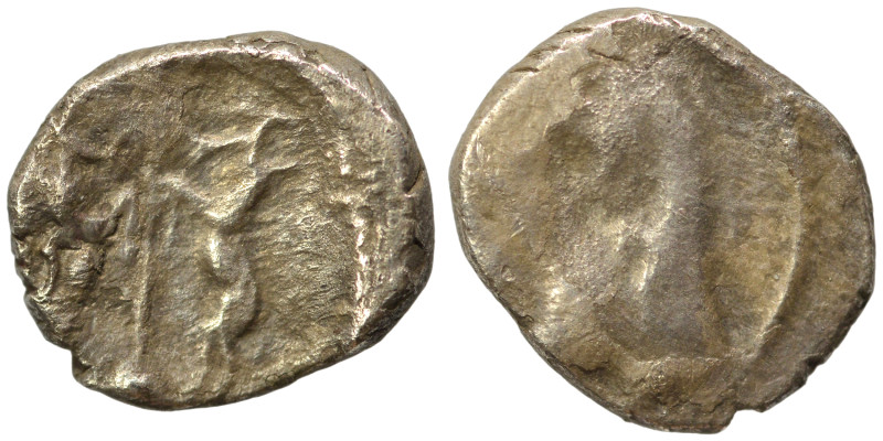 SAMARIA. 'Middle Levantine' Series. Circa 375-333 BC. Obol (silver, 0.70 g, 9 mm...