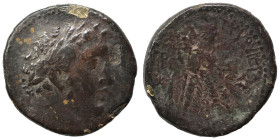PHOENICIA. Tyre. 126/5 BC-AD 65/6. Shekel (silver, 12.99 g, 26 mm). Laureate head of Melkart to right, lion skin tied around neck. Rev. TYPOY IEPA[Σ K...