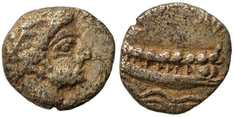 PHOENICIA. Arados. Uncertain king. Circa 400-384 BC. 1/16 Shekel (silver, 0.74 g...