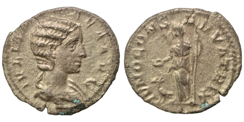 Julia Mamaea, Augusta, 222-235. Denarius (silver, 2.44 g, 19 mm), Rome. IVLIA MA...