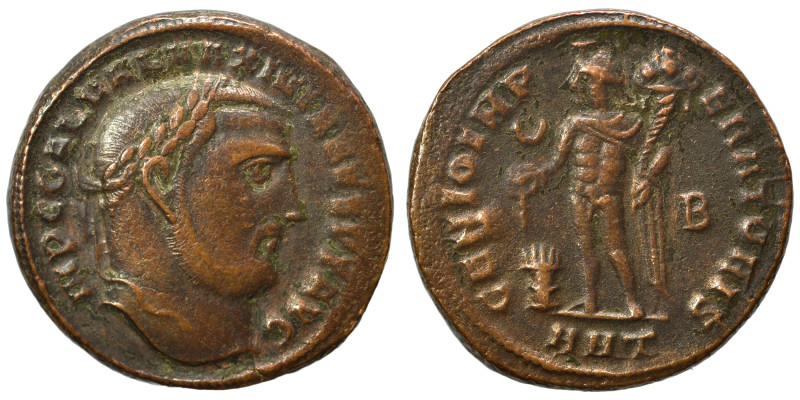 Galerius Maximianus, 305-311. Follis (bronze, 6.26 g, 23 mm), Antioch. IMP C GAL...