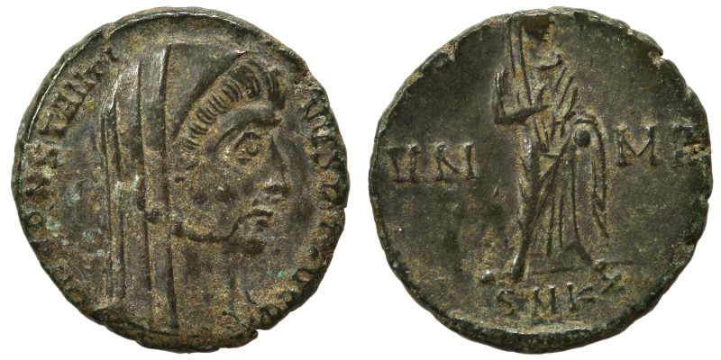 Divus Constantine I, died 337. Follis (bronze, 1.55 g, 14 mm), Cyzicus. D V CONS...