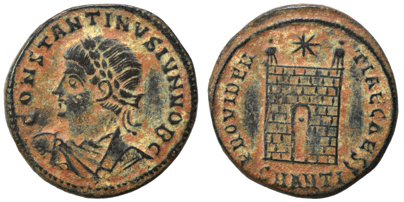 Constantine II, as Caesar, 317-337. Follis (bronze, 3.14 g, 19 mm), Antioch. CON...