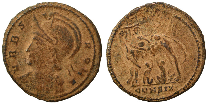 Commemorative Series, 330-354. Follis (bronze, 2.20 g, 19 mm), Constantinople. V...