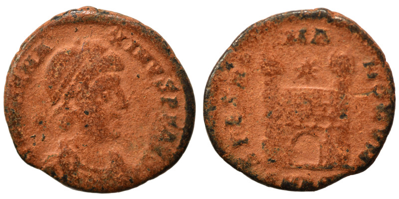 Magnus Maximus 383-388. Follis (bronze, 1.01 g, 13 mm), Aquileia. D N MAG MA-XIM...