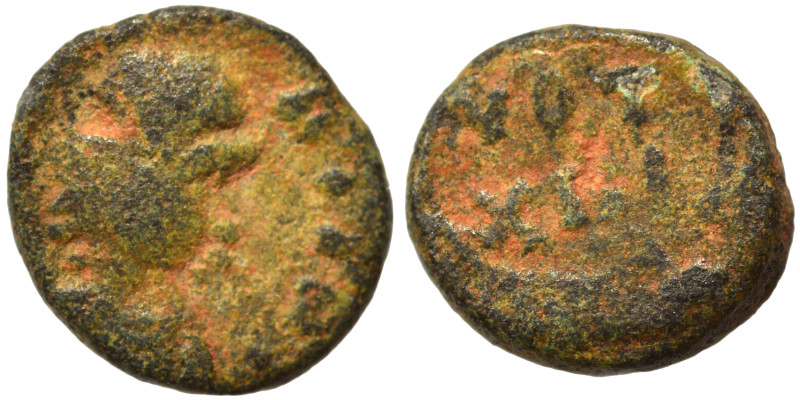 VANDALS. Pseudo-Imperial coinage. Circa 6th century AD. Nummus (bronze, 0.82 g, ...