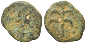 VANDALS. Pseudo-Imperial coinage. Circa 5/6th century AD. Nummus (bronze, 0.60 g, 9 mm), uncertain North African mint. Diademed, draped and cuirassed ...