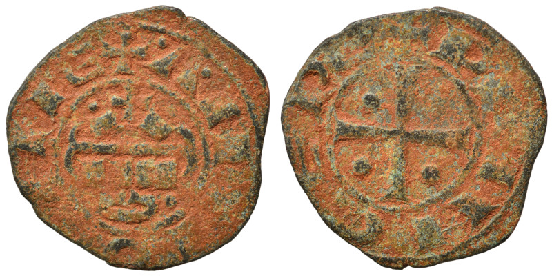 CRUSADERS. Principality of Antioch. Raymond of Poitiers, 1136-1149. Fractional D...