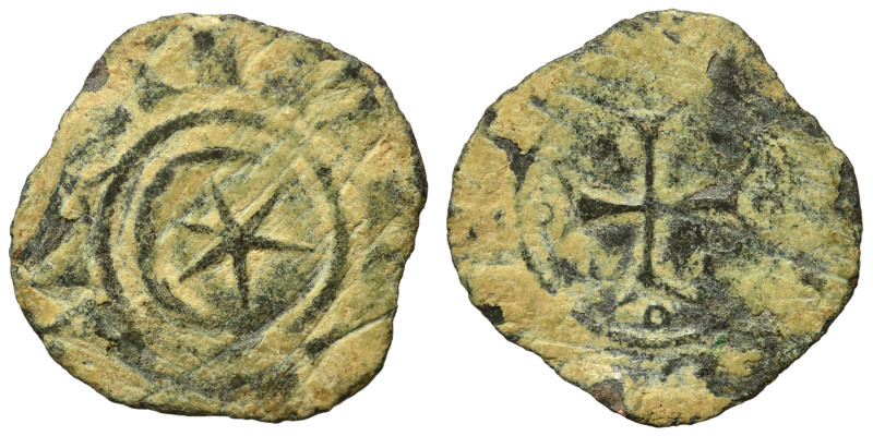 CRUSADERS. Principality of Antioch. Bohémond III, 1163-1201. Fractional Denier (...