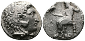 Kings of Macedon. Alexander III the Great (336-323 BC.) AR Tetradrachm (25mm. 16,83 g), Sidon mint, struck under Laomedon, RY 13 of Abdalonymos = 321/...