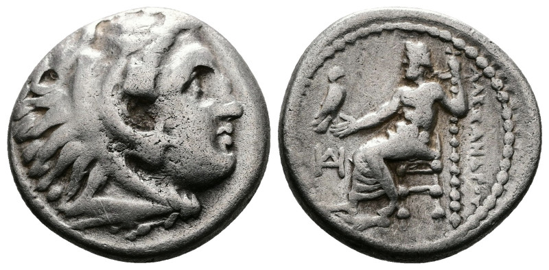 Kings of Macedon Alexander III the Great (336-323 BC.) AR Drachm (16mm, 4,20 g.)...