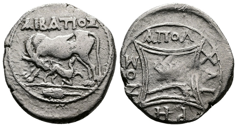 Illyria. Apollonia. Aibatios and Chairinos, magistrates ca. 1st. Century BC. AR ...