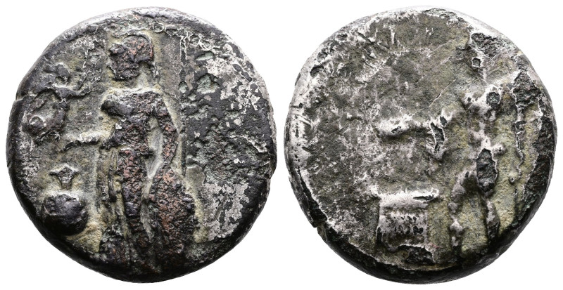 Pamphylia. Side. Ca. 360-333 BC. AR Stater Suberat (20,5 mm, 9,09 g.). Athena st...