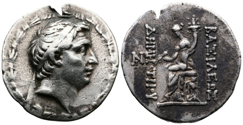 Seleukid Kingdom. Demetrios I (162-150 BC.) AR Tetradrachm (31mm, 16,39g.). Anti...