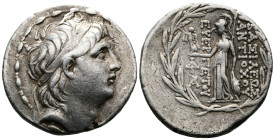 Seleukid Kingdom. Antiochos VII Euergetes. (138-129 BC.) AR Tetradrachm (29,5 mm, 16.51 g.). Antiochia on the Orontes mint. Diademed head of Antiochos...
