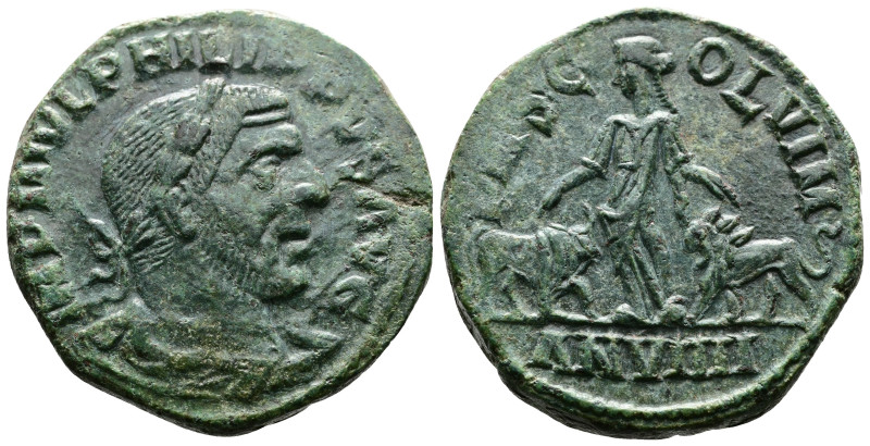 MOESIA SUPERIOR. Viminacium. Philip I (244-249AD.) AE (28 mm, 18,26 g.) year VII...