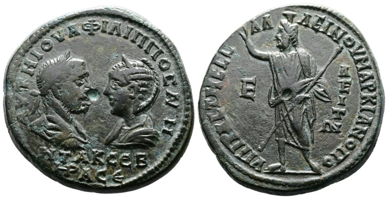 MOESIA INFERIOR, Marcianopolis. Philip I, with Otacilia Severa. 244-249AD. Æ Pen...