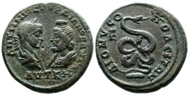 MOESIA INFERIOR. Dionysopolis. Gordian III (238-244 AD.) AE Pentassarion (27,5 mm, 13,93 g.) AVT K M ANTΩNIOC ΓOΡΔIANOC AVΓ, confronted busts of Gordi...