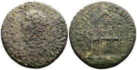 BITHYNIA. Nicaea. Messalina Augusta, 41-48 AD. AE (33,5 mm, 18,99g.). C. Cadius Rufus, proconsul. Struck ca. 47-48 AD. [ΜΕΣΣΑΛΕΙΝΑ ΣΕΒΑΣΤΗ ΝΕΑ ΗΡΑ] Dr...
