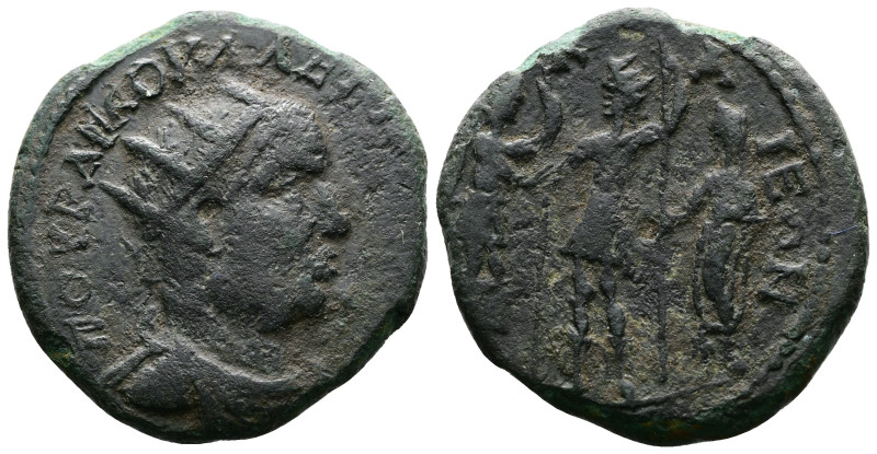 BITHYNIA, Nicaea. Valerian I, (253-260 AD). AE (25mm, 7,64g.) ΠOY ΛIK OYAΛEPIANO...