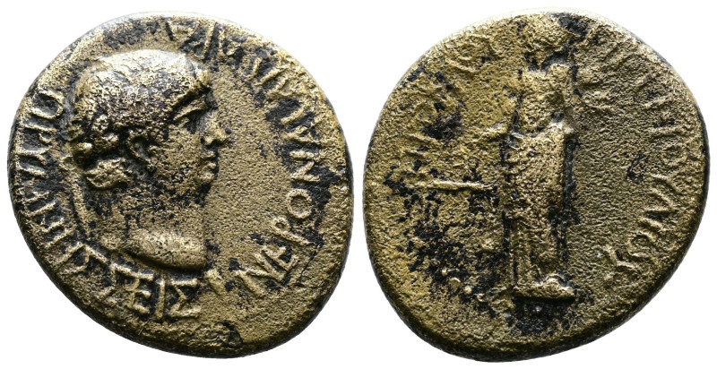 PHRYGIA, Prymnessus. Nero (54-68 AD.) AE (22,5mm, 6,42g.) Ti. Iulios Proklos, ma...