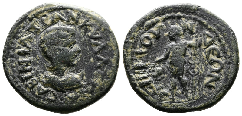 PHRYGIA. Sibidunda Tranquillina Augusta (241-244 AD.) AE (20mm, 5,20 g.). Diadem...