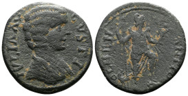 PISIDIA. Antiochia. Julia Domna, Augusta, (193-217 AD.) AE Assarion (23 mm, 5,69g.) IVLIA DOMNA A Draped bust of Julia Domna to right. Rev. ANTIOCH ME...