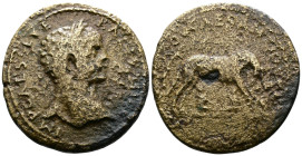 PISIDIA. Antioch. Severus Alexander (222-235 AD.) Æ (33mm, 20,68g.) IMP CAES SEVERVS ALEXANDER, laureate head of Severus Alexander to right. Rev. COL ...
