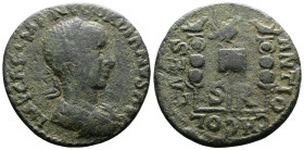 PISIDIA. Antioch. Gordian III (238-244 AD.) AE (26,5mm, 8,64 g.) IMP CAES M ANT GORDIANVS AVG Laureate, draped and cuirassed bust right. Rev. COL CAES...