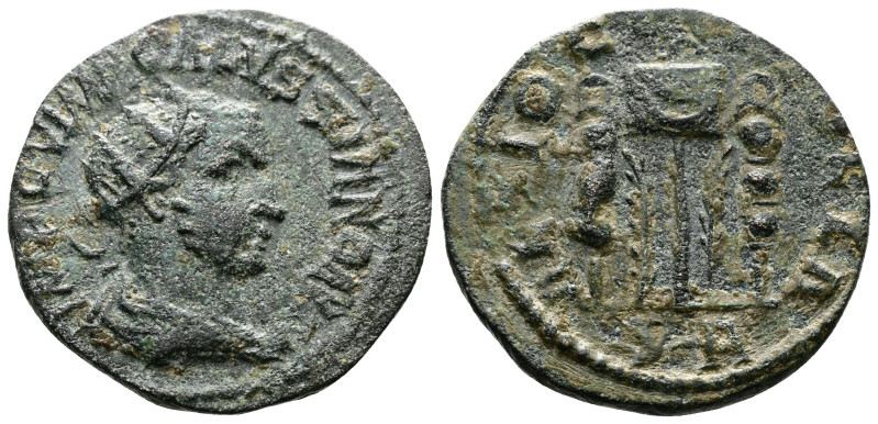 PISIDIA. Antioch. Volusian (251-253 AD.) AE (22,5mm, 6,74 g.) IMP C VIR A P GALL...