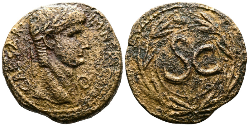 SELEUCIS and PIERIA. Antioch. Nero (54-68 AD.) AE(28,5 mm, 12.69 g.). IM•NER•CLA...