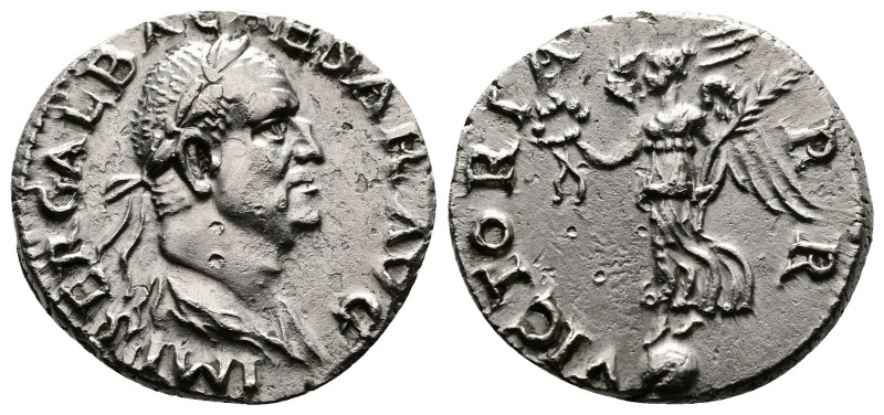 Galba, (68-69 AD.) AR Denarius (18 mm, 3.40 g.) Carthage, circa October 68 - Jun...