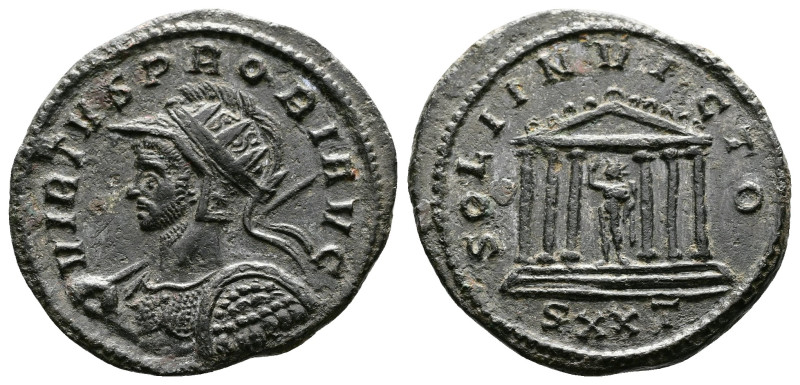 Probus (276-282 AD.) AE Antoninianus (23mm, 3.87 g.) Ticinum, 278 AD. VIRTVS PRO...