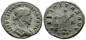 Probus (276-282 AD.) AE Antoninianus (22,5mm, 3,87g.) Siscia. IMP C M PROBVS INVICT AVG. Radiate, draped and cuirassed bust right. Rev. FELICITAS AVG ...
