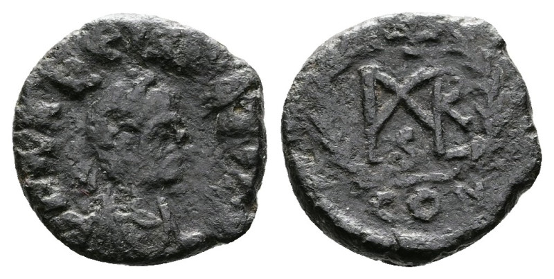 Marcian (450-457 AD.) Æ Nummus (10,5mm, 1,22 g.). Constantinople mint. 455-457 A...