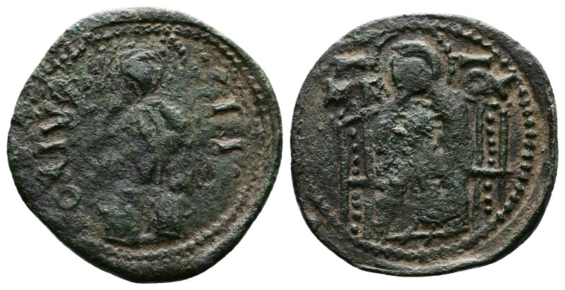 Autonomous city issue ca. 14th.-15th. Century. AE Follaro (21,5mm, 2,28g.) Nimba...