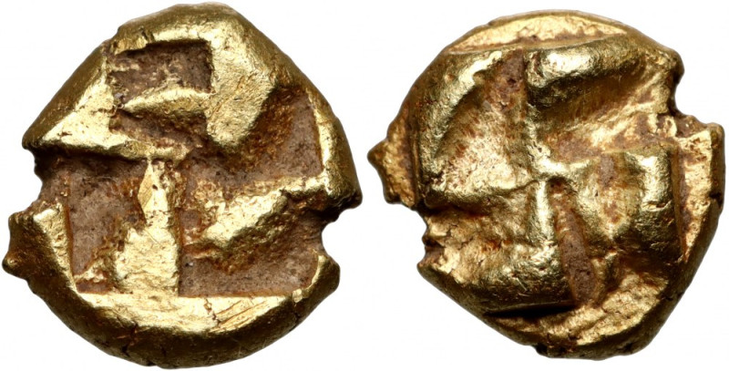 Greece, Ionia, 600-550 BC, 1/24 Stater Electrum, weight 0,63 g, 6 mm.&nbsp; One ...