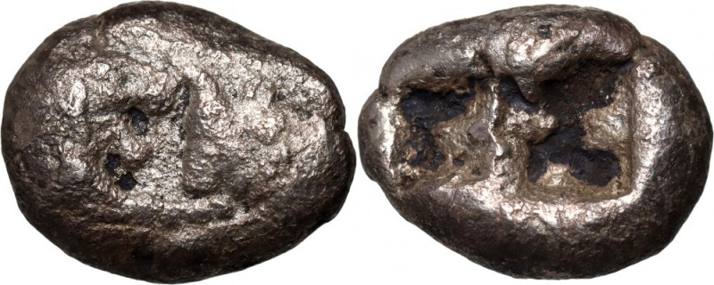 Greece, Lydia, Kroisos, 1/3 Stater 564-546 BC, Sardis Weight 3,28 g, 11 mm. Scar...