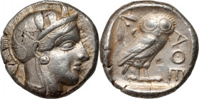 Greece, Attica, Tetradrachm c. 479-393 BC, Athens
