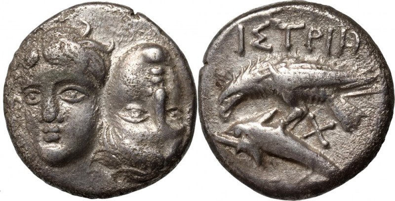 Greece, Moesia, Istros, Drachm 4th century BC Weight 6,52 g, 18 mm.
 Waga 6,52 ...