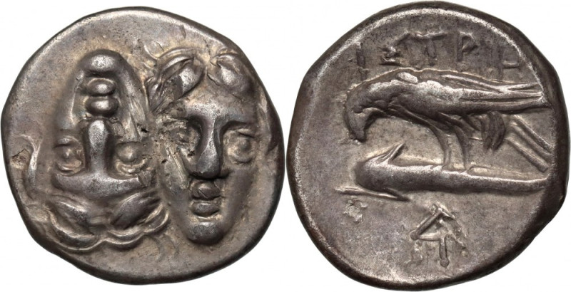 Greece, Thrace, Istros, Stater c. 400-350 BC Weight 4,52 g, 19 mm.
 Waga 4,52 g...